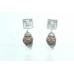 Earrings Silver 925 Sterling Dangle Drop Women Rudraksh Om Sun Swastik Gift B642